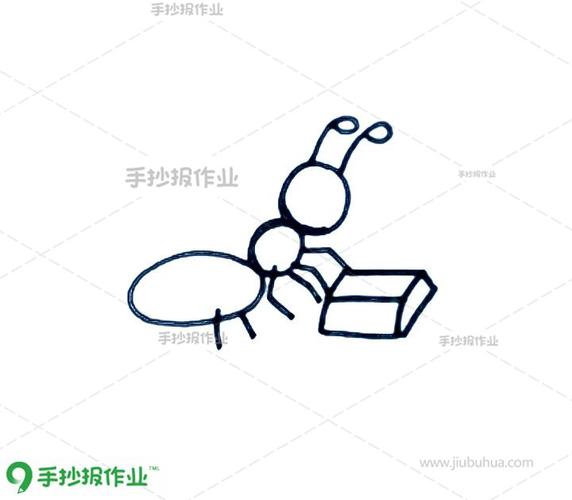 蚂蚁简笔画