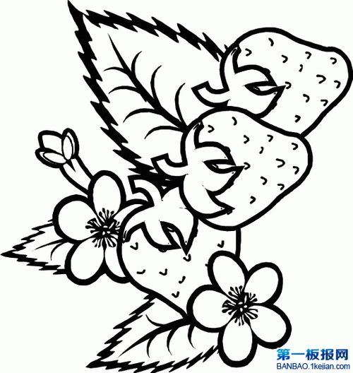 少儿简笔画草莓简笔画