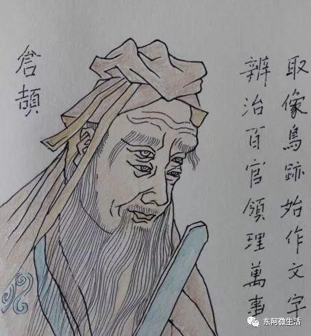 仓颉怎么画简笔画