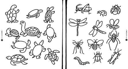 儿童简笔画昆虫类教学方案