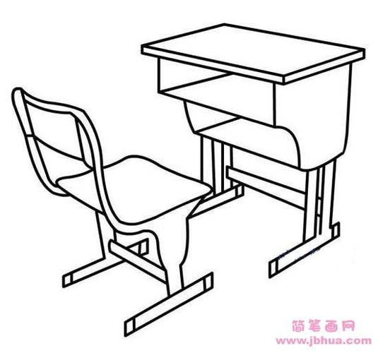 学生教室课桌椅简笔画图片大全