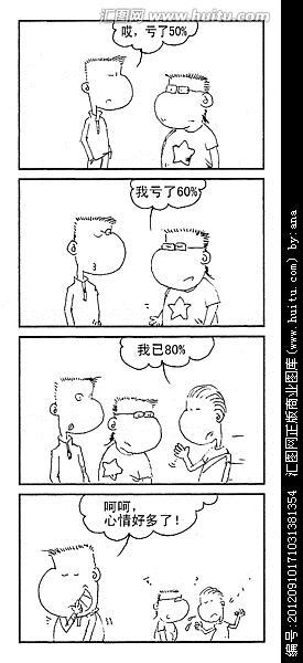 英语简单六格漫画简笔画