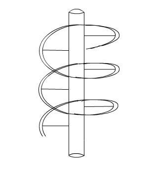 羊毛简笔画螺旋线