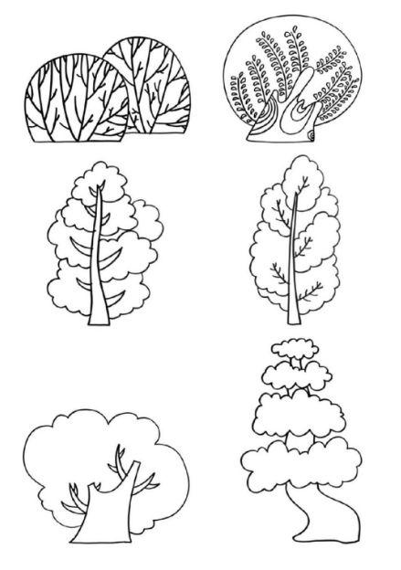 简笔画树的画法最简单