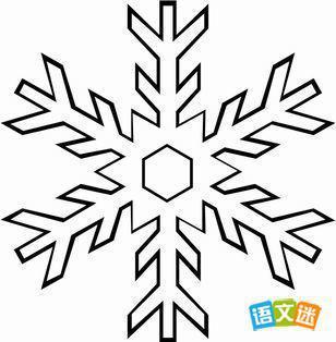 我的大的雪花简笔画