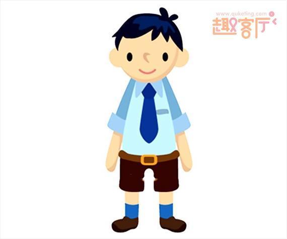 小学生敬礼简笔画小学生戴红领巾简笔画