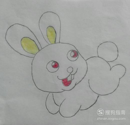 如何画可爱的小兔子的简笔画