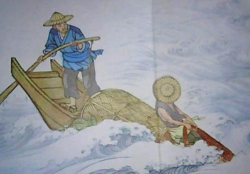 江上古诗配画简笔画