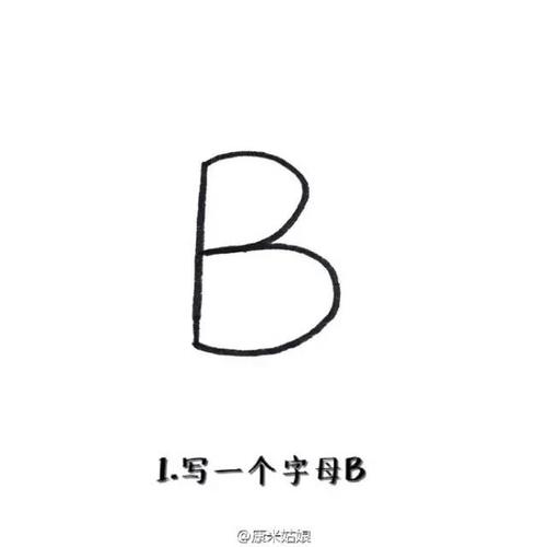 简笔画|如何用字母b画一只穿帽衫的小鸡