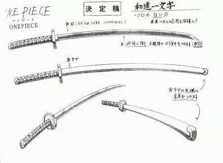 简笔画索隆的和道一文字