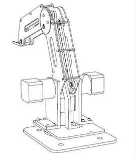 机器手臂简笔画