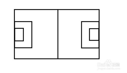 怎么画足球场-简笔画54