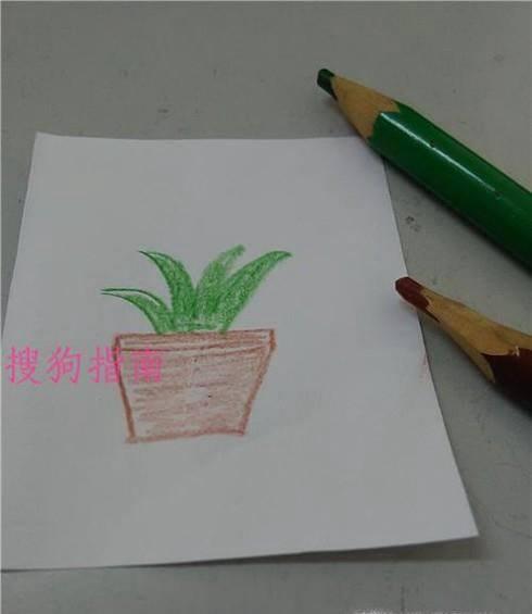 简笔画花盆是怎么画的