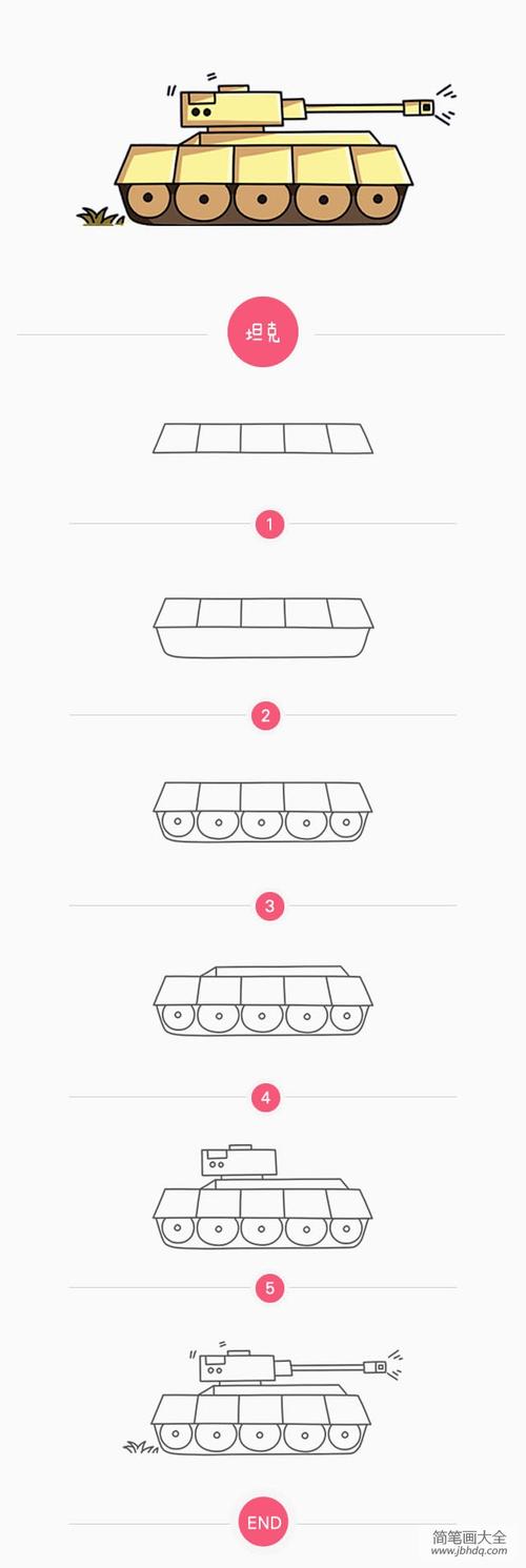 交通工具简笔画 其他交通工具 简笔画大全网分享关于军事武器简笔画