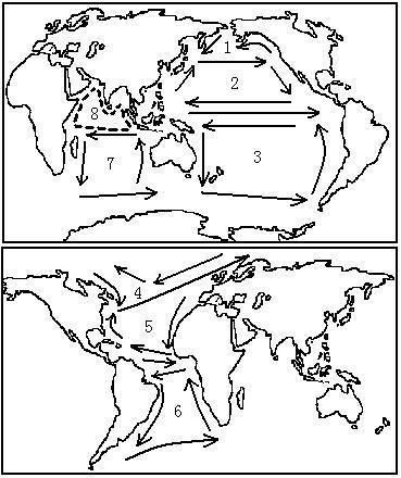 大海陆地简笔画