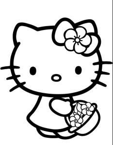 凯蒂猫hello kitty  简笔画 图片大全15