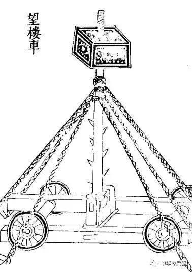 古代攻城车简笔画