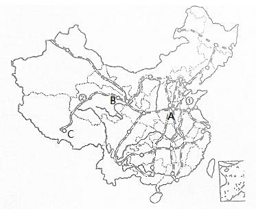 中国铁路分布图简笔画