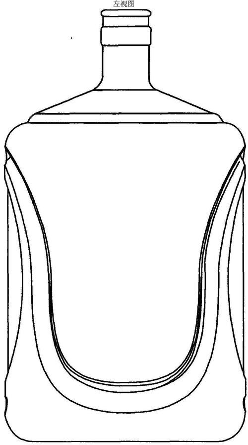 桶装水水桶简笔画