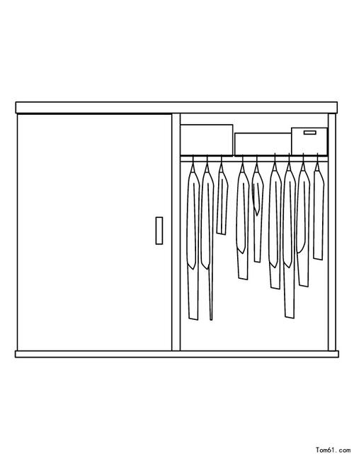 衣柜-简笔画图片-儿童资源网手机版