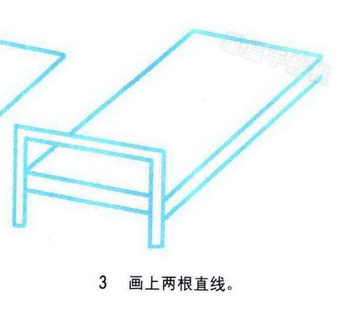 木床简笔画