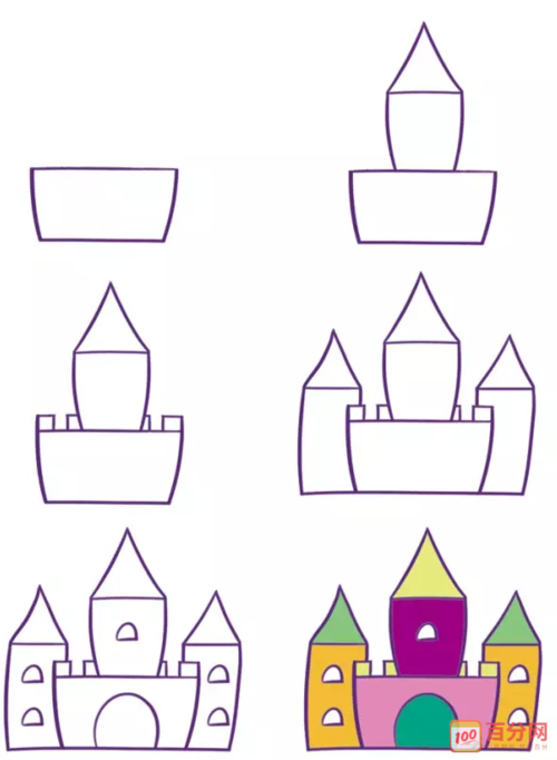 百分网 爱好 书画 画画 简笔画 房子简笔画步骤图解  很多人都羡慕