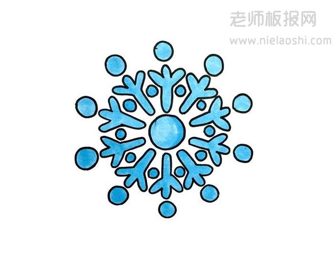 雪花简笔画图片 雪花是怎么画的