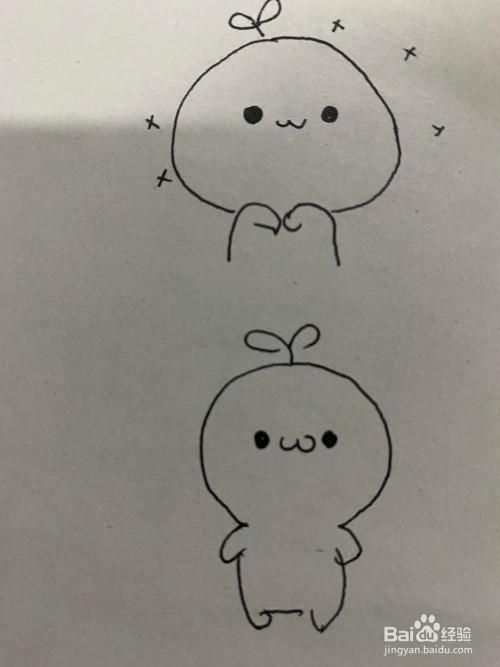 萌团子简笔画