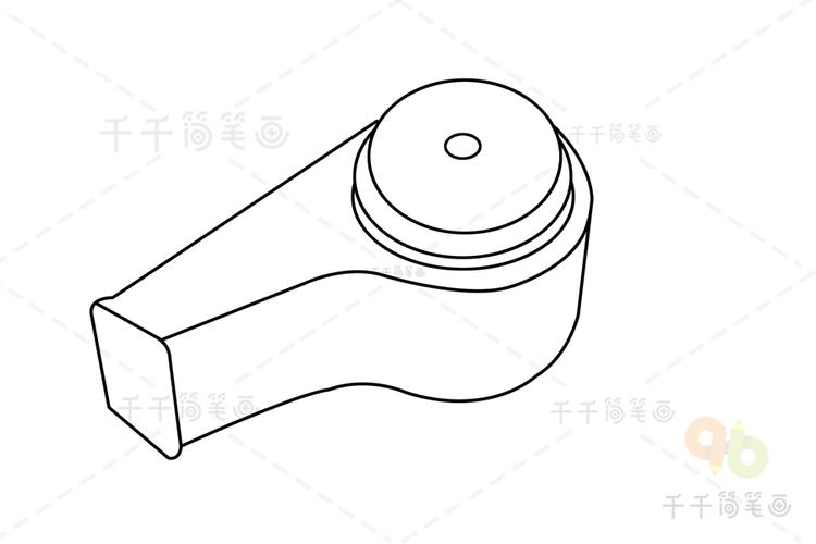 学画口哨简笔画生活用品简笔画