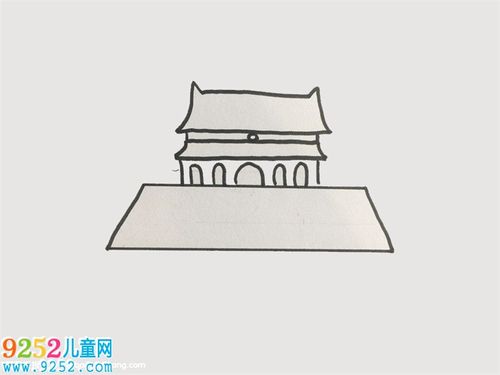 北京天安怎么画漂亮天安门简笔画北京天安简笔画教程