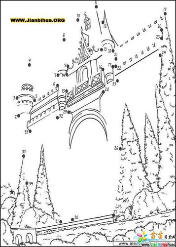 数字连线简笔画图片18张第2张