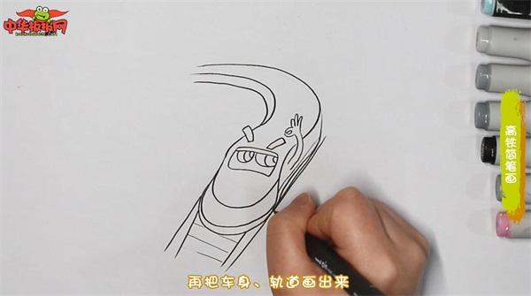 高铁简笔画