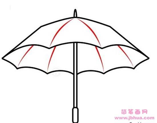 雨伞简笔画图片大全