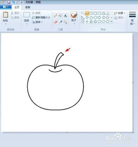 苹果怎么画简笔画