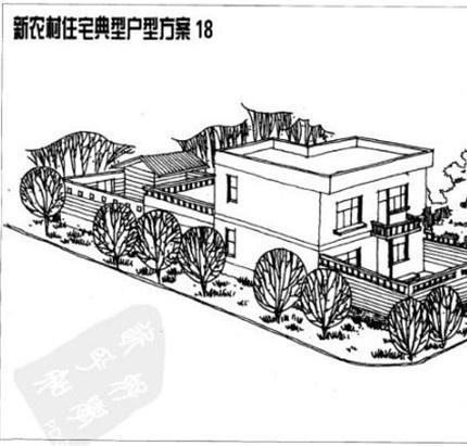 新农村新气象简笔画