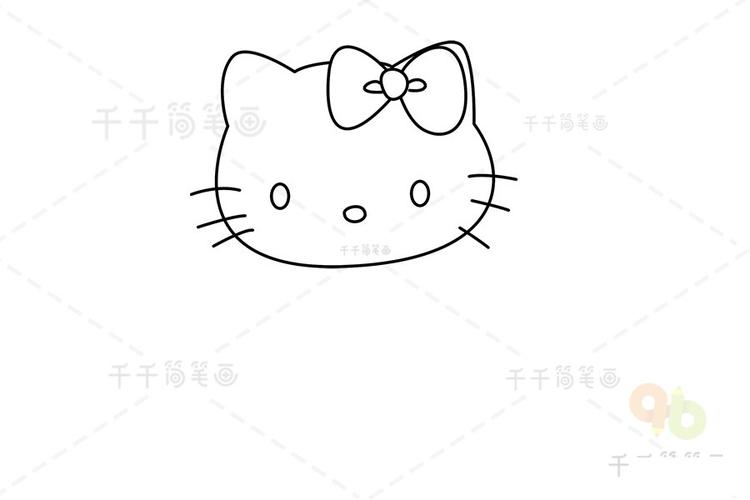 凯蒂猫简笔画 幼儿学画