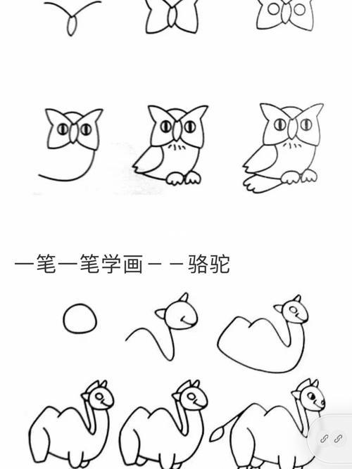 幼儿园大班简笔画幼儿简笔画入门教学