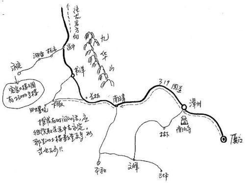 旅游景点地图简笔画