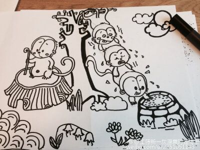 创意简笔画故事组图