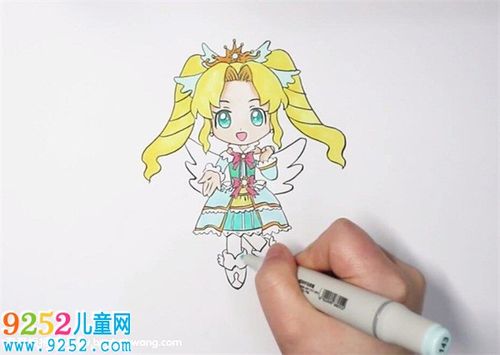 一步一步画彩俐公主 巴啦啦小魔仙简笔画