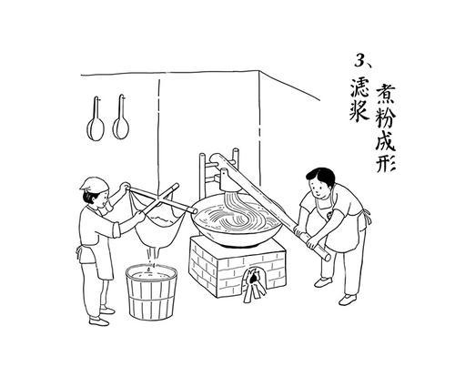 米粉的简笔画怎么画