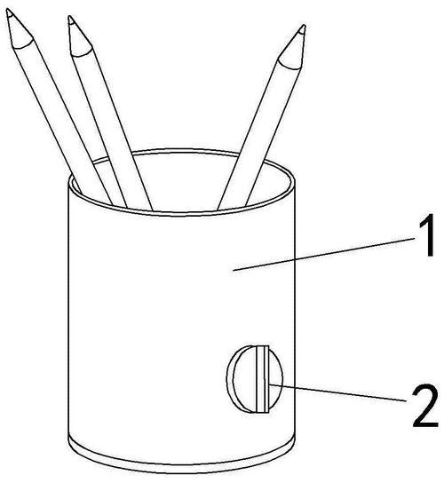 立体笔筒简笔画