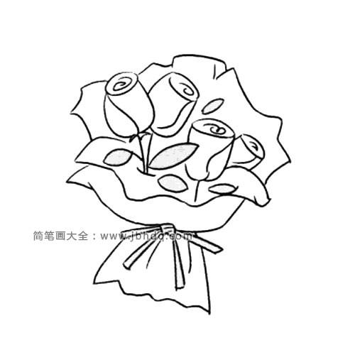 花束简笔画