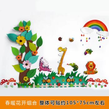 春暖花开幼儿园简笔画