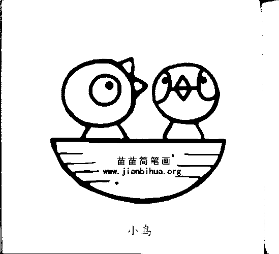 小鸟简笔画图片大全