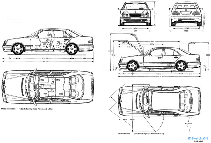 车辆模型简笔画