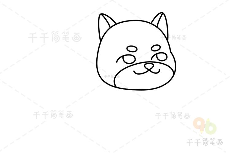 瑞典柯基犬简笔画教程狗简笔画