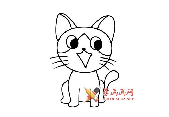 超级可爱的小猫咪的图片3幅家禽家畜简笔画简笔画图片大全学画画