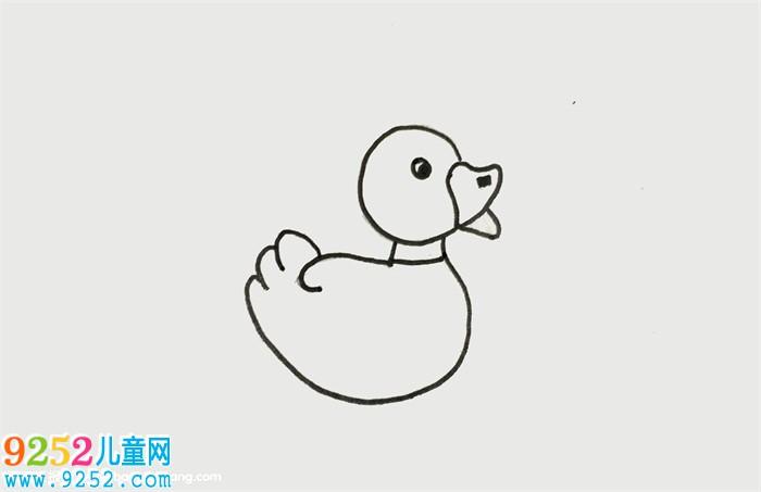 小鸭子怎么画简单漂亮小鸭子简笔画教程