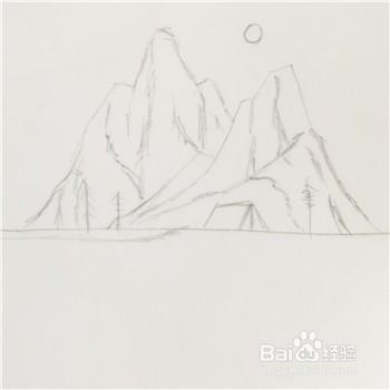 简笔画山怎么画